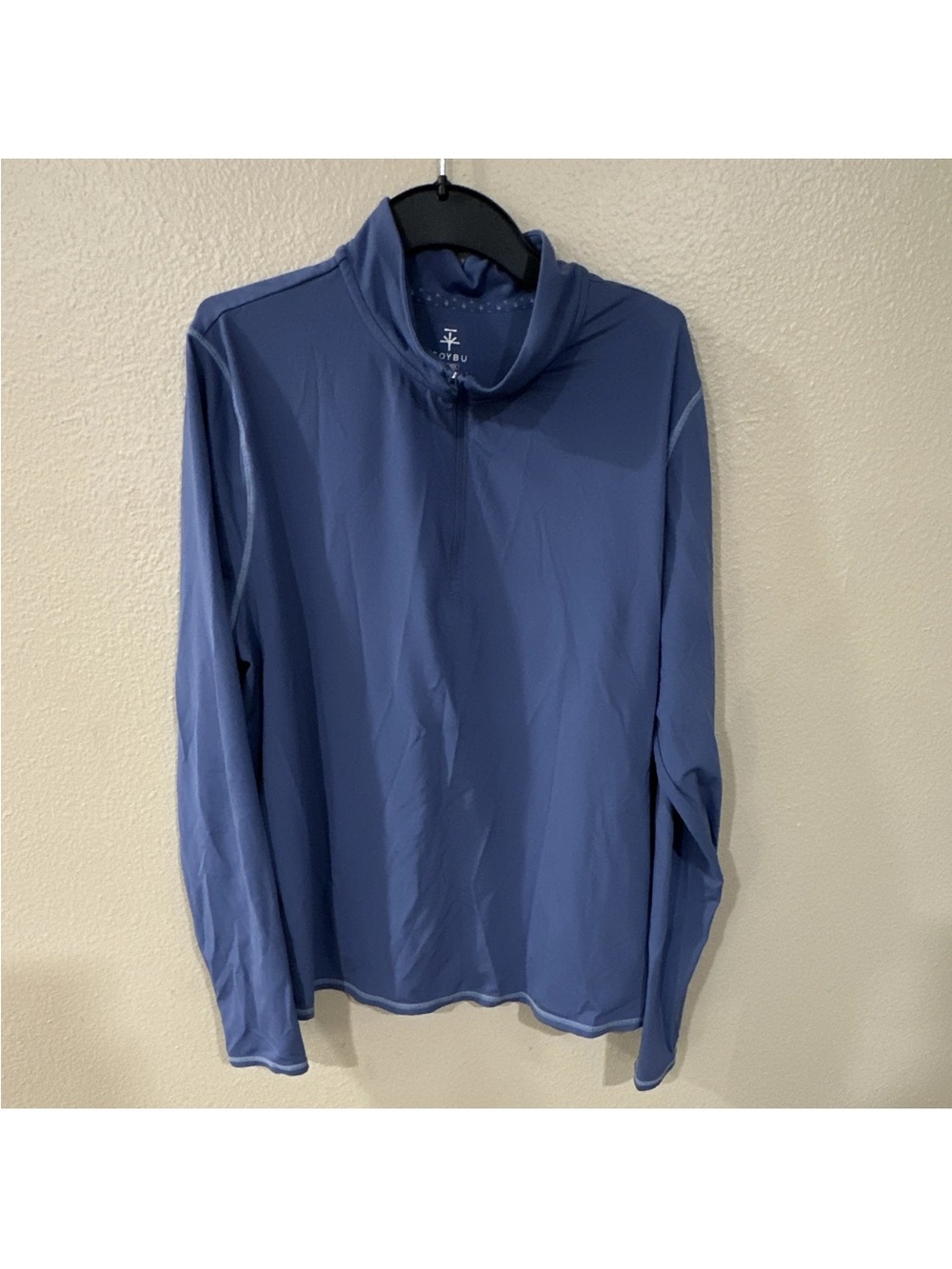 Soybu Men's Long-Sleeve Quarter-Zip Top in Slate